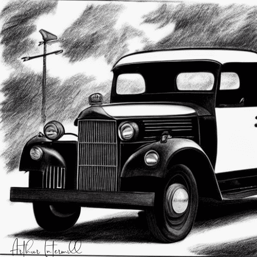 old pickup truck by Arthur Intermill