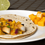 perch fish tacos with mango salsa